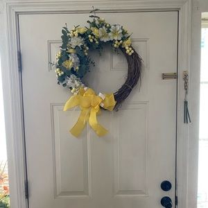 Handmade grapevine wreath